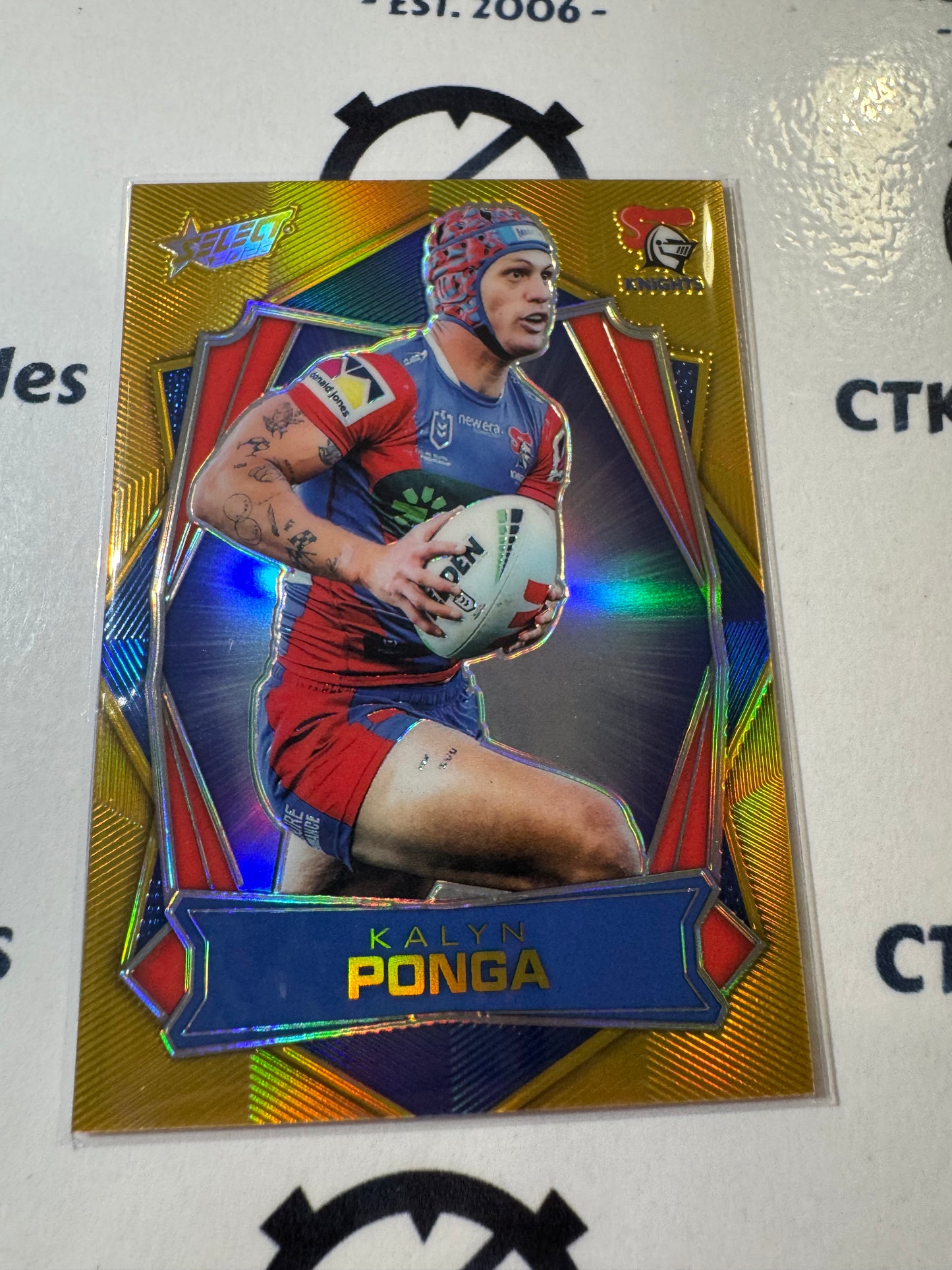 2026 Select NRL League Heroes Luminous Base #L105 Kalyn Ponga Knights