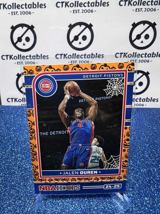 2024-25 Panini NBA HAUNTED HOOPS Orange Pumpkin #61 Jalen Duren Detroit Pistons