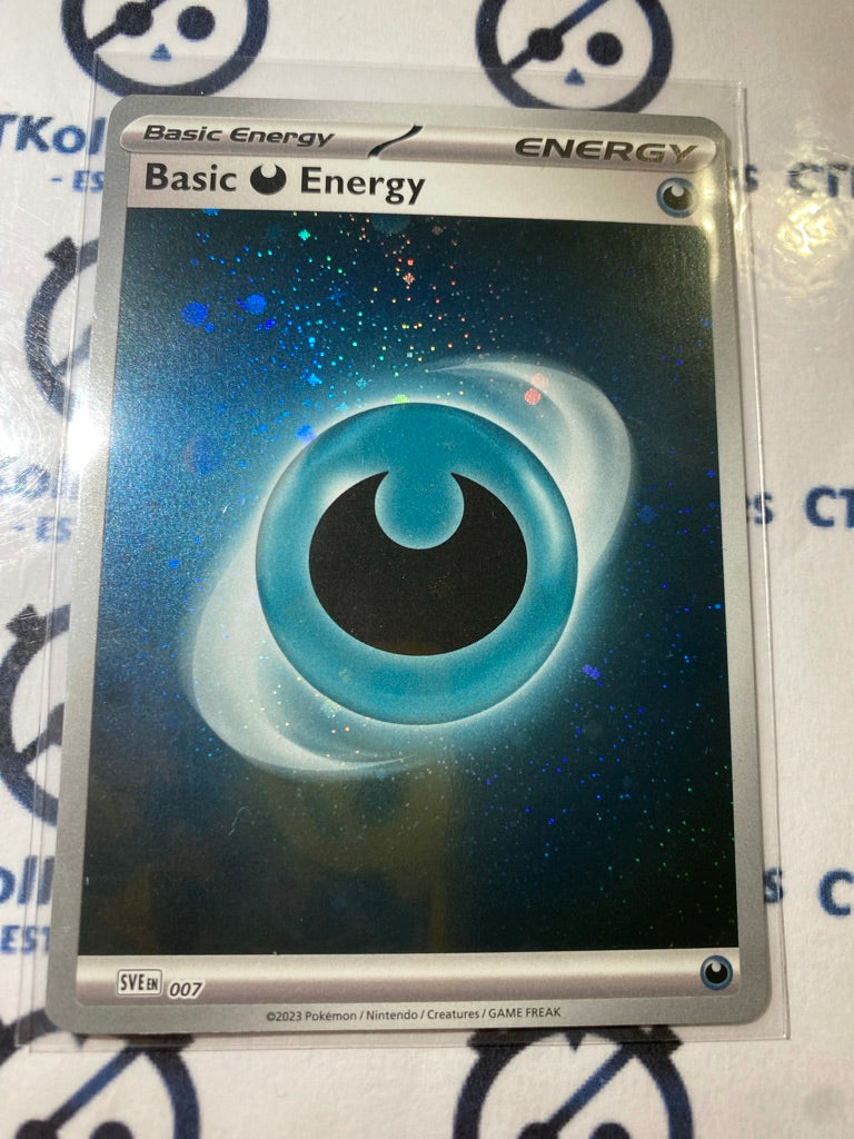 Dark Basic Energy Holo Rare 007 Scarlet & Violet 151 Pokemon Card