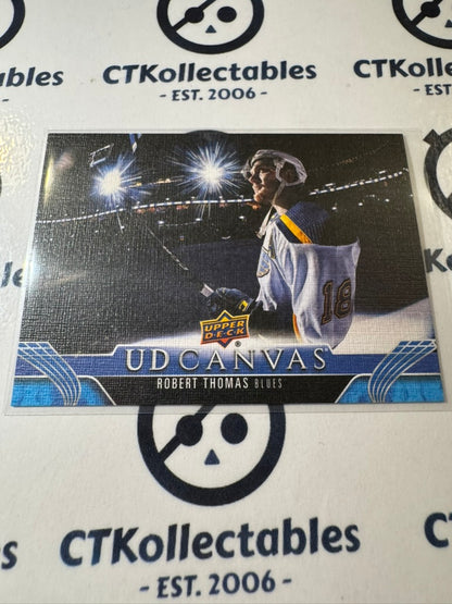 2023-24 NHL Upper Deck Series 2 Robert Thomas UD Canvas C190 Blues