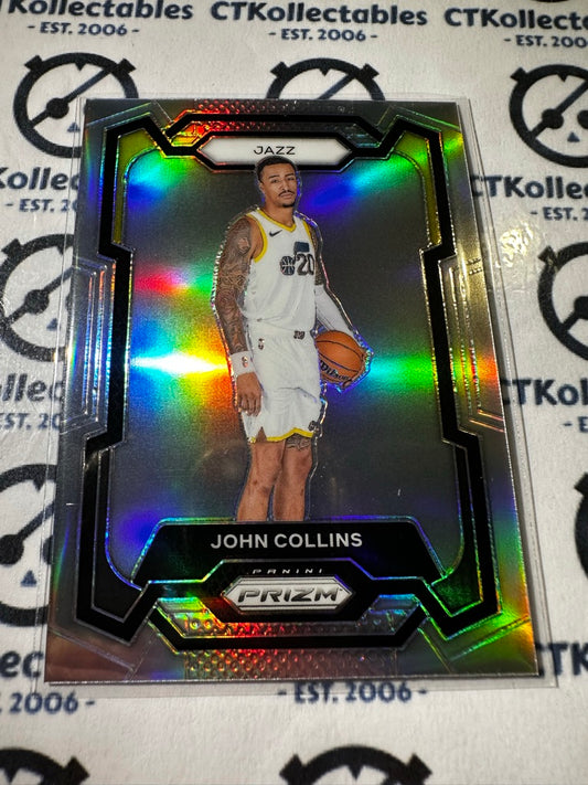 2023-24 NBA Panini PRIZM John Collins Silver Prizm #54 Jazz