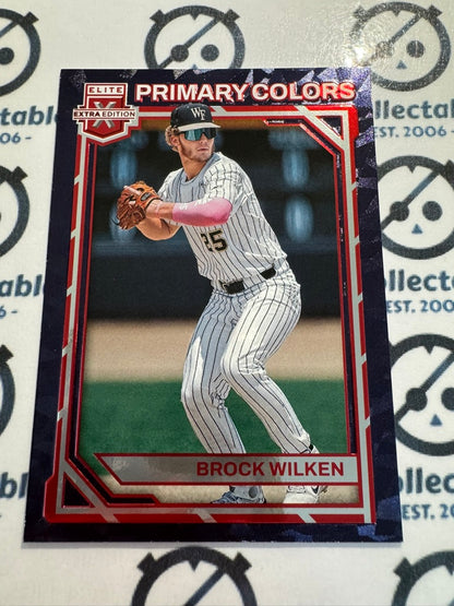 2023 Panini Baseball Elite Extra Brock Wilken Primary Colours #PC-4