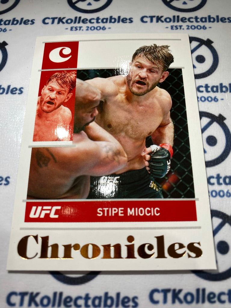 2022 UFC Panini Chronicles Base Bronze #2 Stipe Miocic - Heavyweight