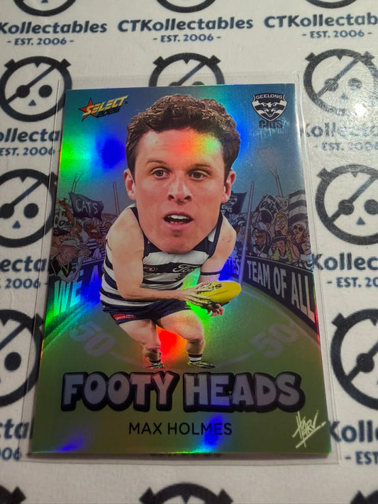 2026 Select AFL Footy Stars Footy Heads FH41 Max Holmes Cats