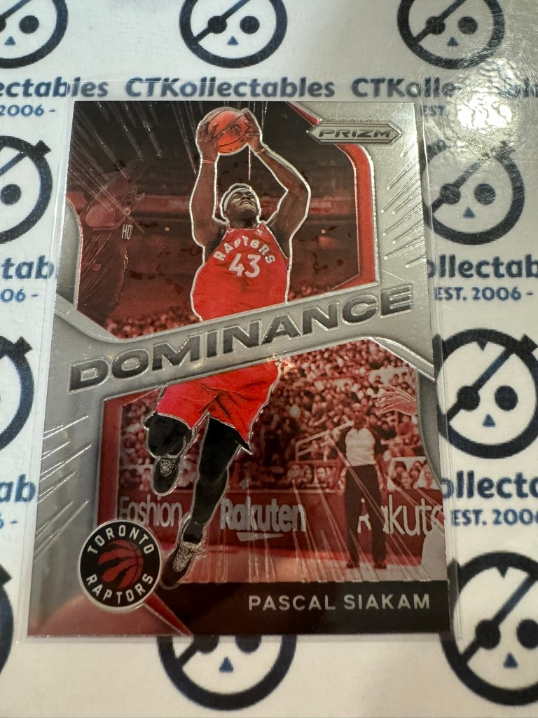 2020-21 NBA Panini Prizm Pascal Siakam Dominance #20 Raptors