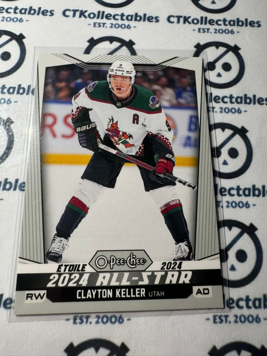 2024-25 O-Pee-Chee Hockey ALL STAR #507 Clayton Keller Utah Hockey Club