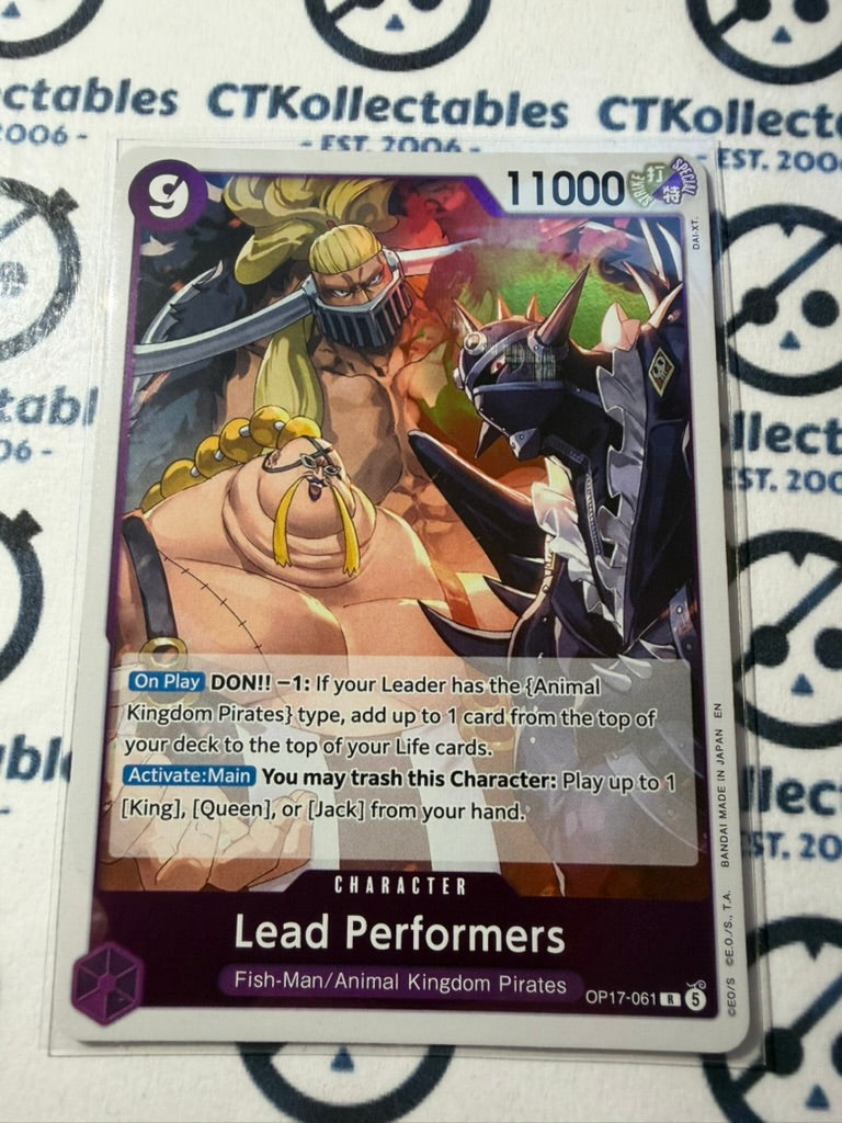 Lead Performers R FOIL OP17-061 One Piece The World's Strongest Warriors ENG