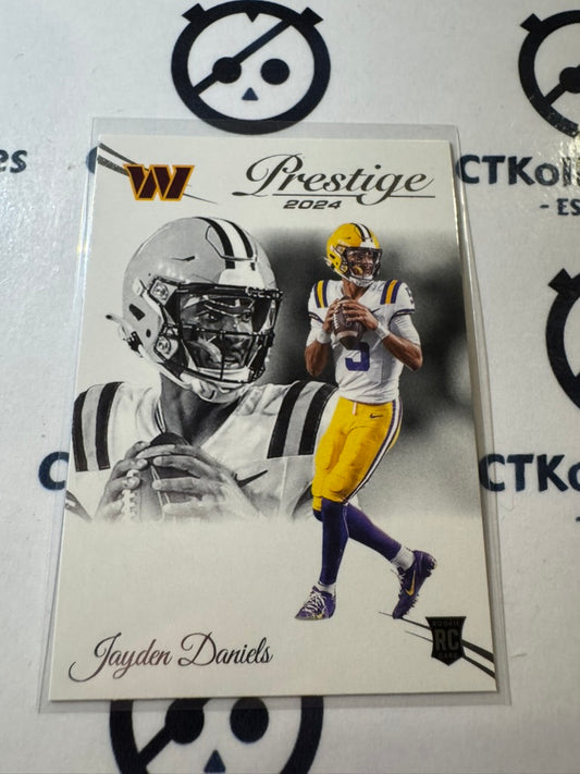 2024 NFL Prestige Rookie Card #302 Jayden Daniels Washington Commanders