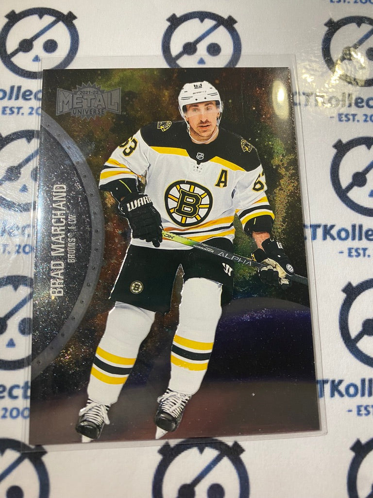 2021/22 Skybox NHL Metal Universe Base Brad Marchand #15 Bruins