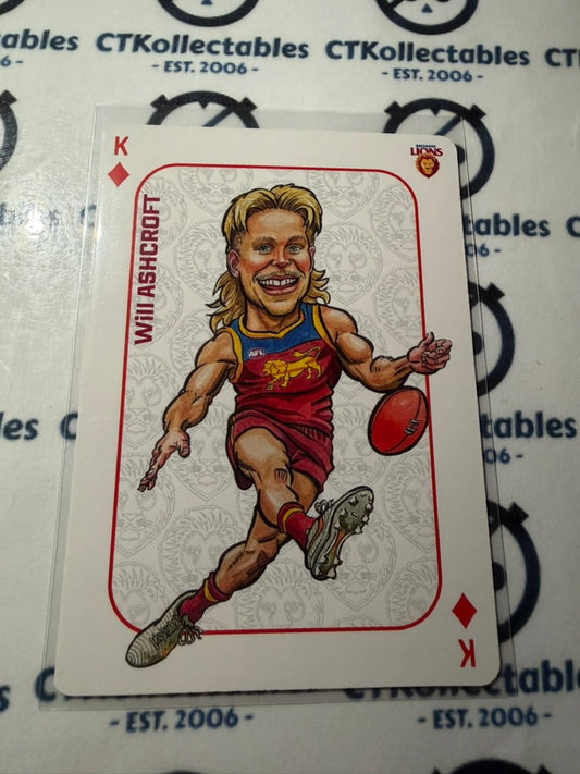 2026 Teamcoach AFL Wildcard Playing Cards Will Ashcroft Lions