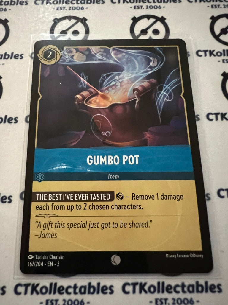 2024 Disney Lorcana Floodborn Non-Foil #167 Gumbo Pot – Common