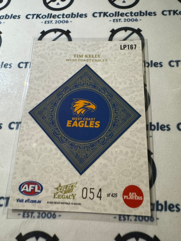 2023 AFL Legacy Tim Kelly LP167 Legacy Plus #054/425 Eagles