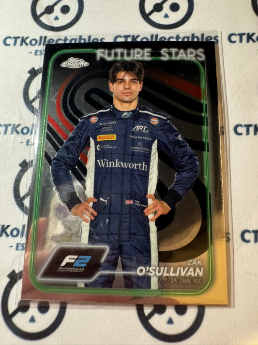 2024 Topps Chrome F1 Future Stars Zak o' Sullivan #29 F2