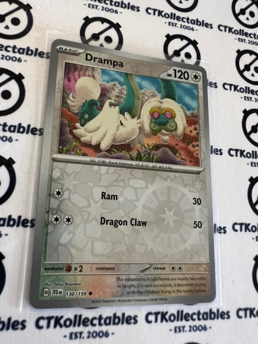Drampa Reverse Holo #130/159 Journey Together Pokemon Card TCG