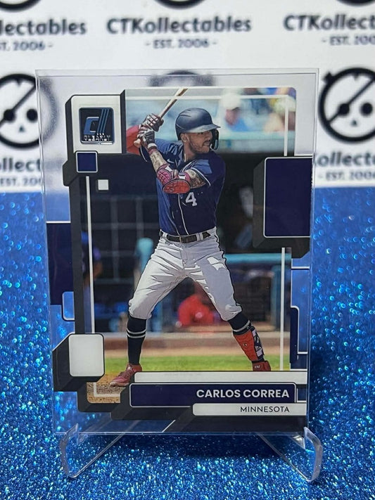 2022 Chronicles MLB Clearly Donruss #45 Carlos Correa Base Minnesota