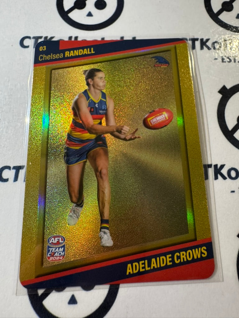 2024 AFLW Teamcoach GOLD #03 Chelsea Randall Crows