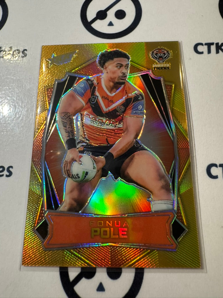 2026 Select NRL League Heroes Luminous Base #L201 Foinua Pole Wests Tigers