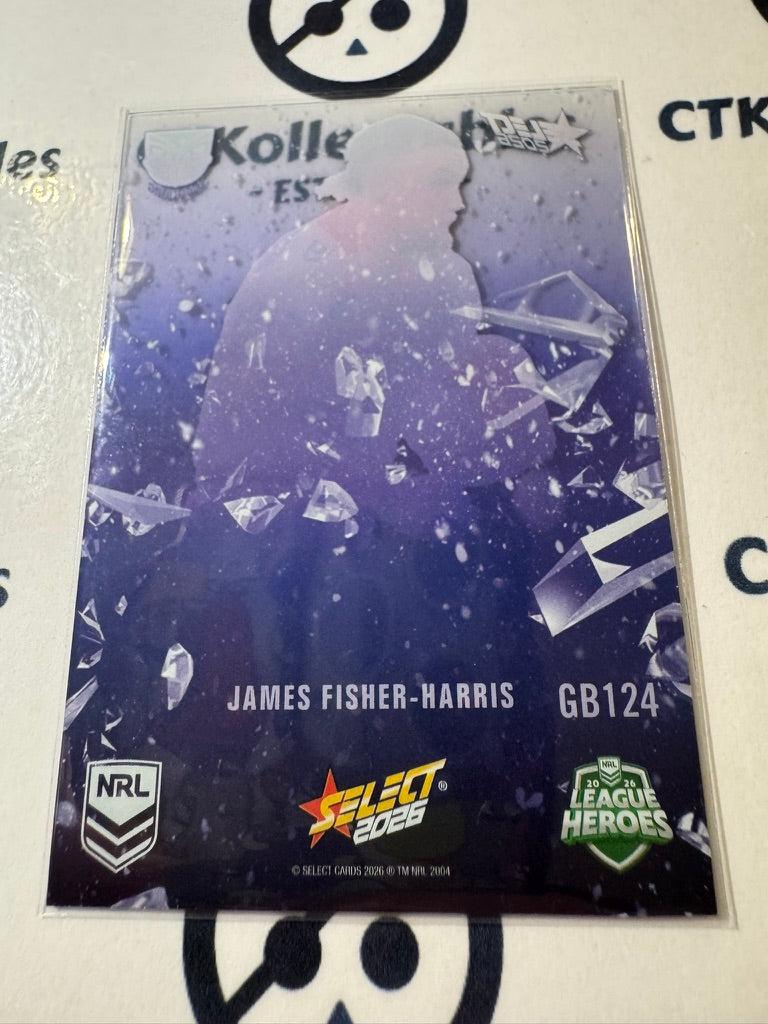 2026 Select NRL League Heroes Game Breakers #GB124 James Fisher-Harris Warriors