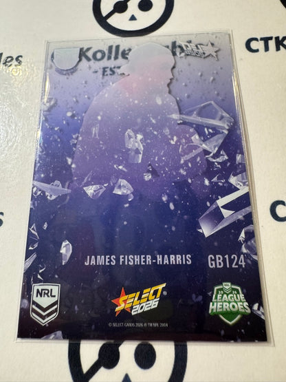 2026 Select NRL League Heroes Game Breakers #GB124 James Fisher-Harris Warriors