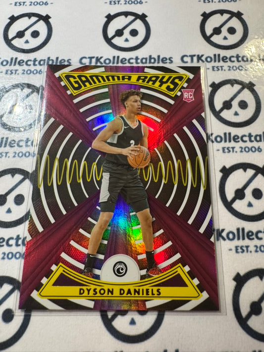 2022 NBA Panini Chronicles Draft Picks Dyson Daniels Gamma Rays Pink ZG-DDA