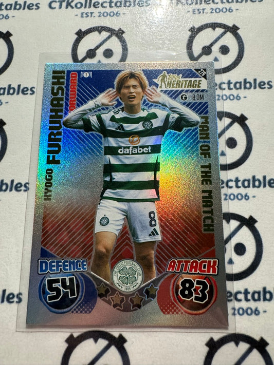 24/25 TOPPS MATCH ATTAX Kyogo Furuhashi Man of the Match #279
