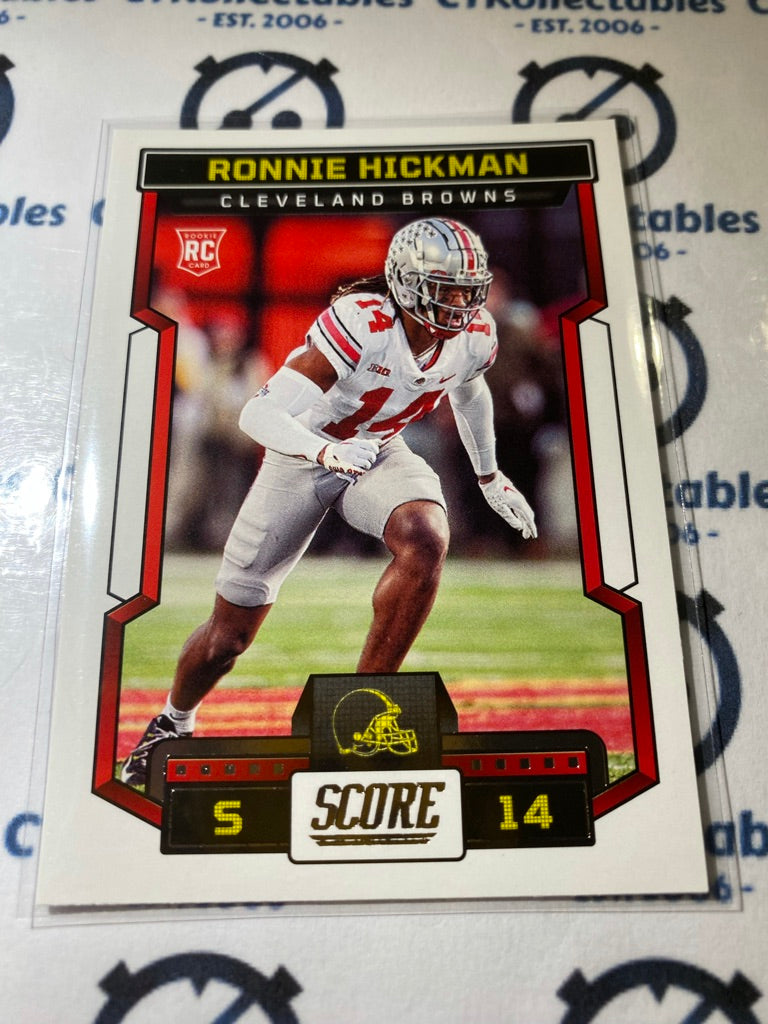 2023 NFL Panini Score #368 Ronnie Hickman - Cleveland Browns