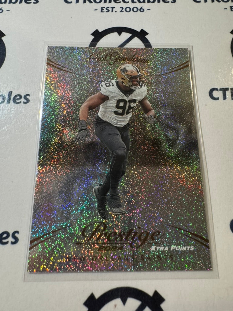 2024 NFL Prestige Dots Xtra Points #215 Carl Granderson New Orleans Saints