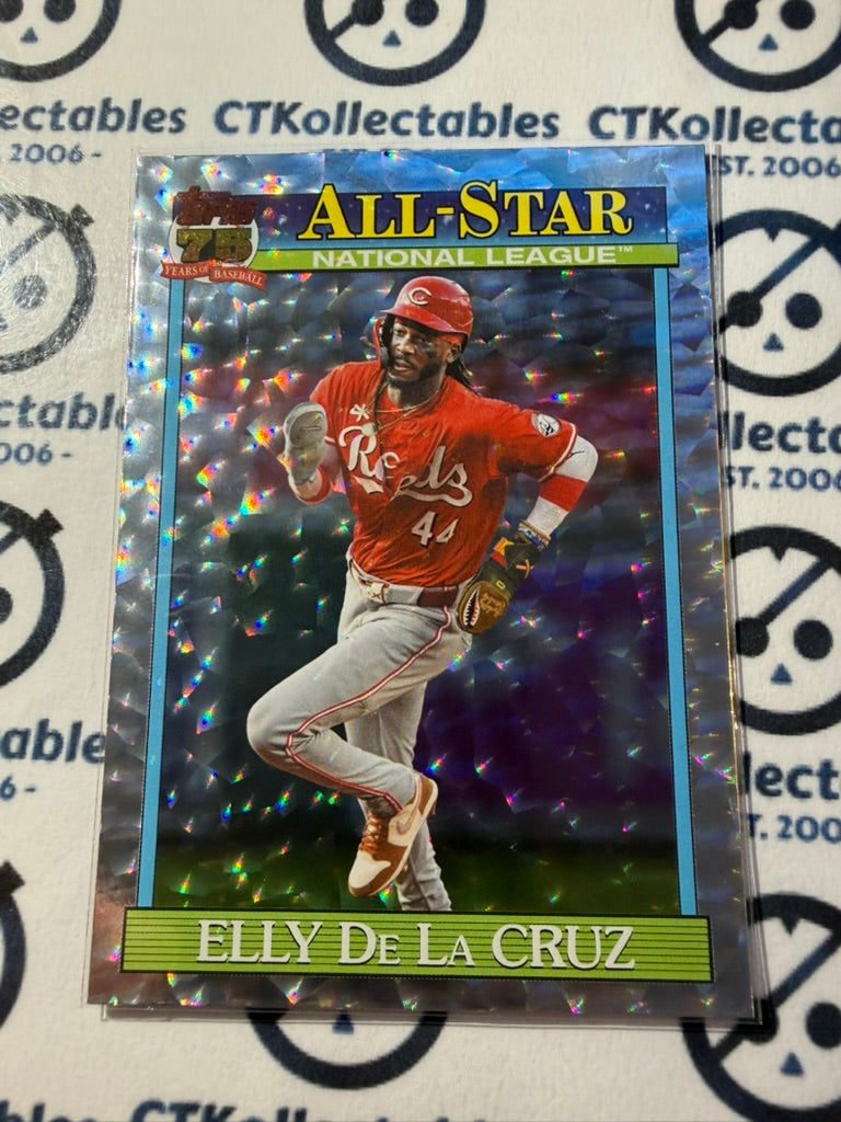2026 Topps Series 2 - Elly De La Cruz All-Star Silver Crackle Foil Reds #91AS-17
