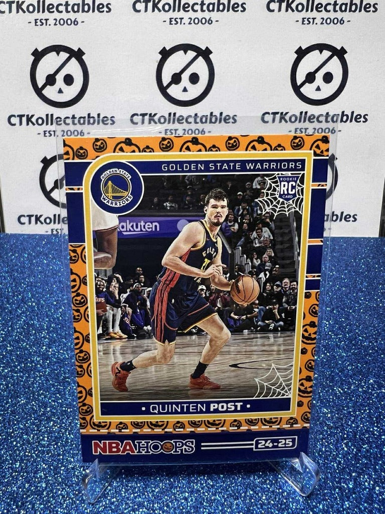 2024-25 Panini NBA HAUNTED HOOPS Orange Tribute #268 Quinten Post Golden State