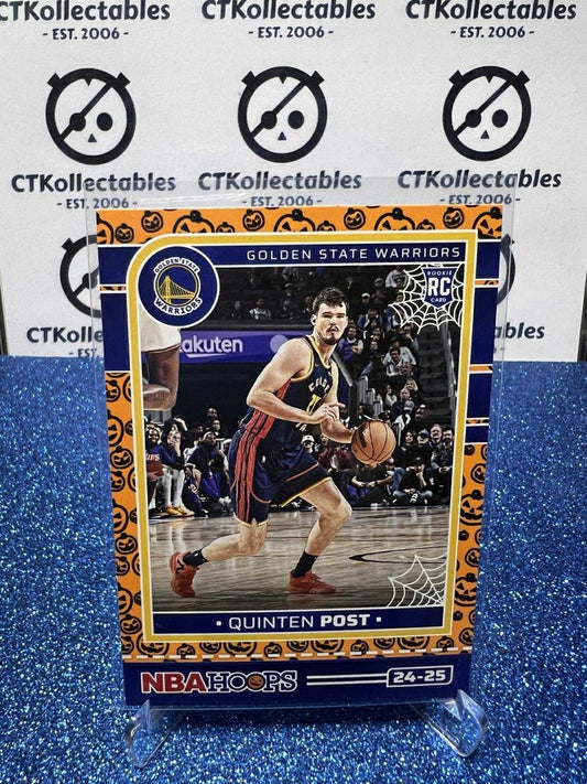 2024-25 Panini NBA HAUNTED HOOPS Orange Tribute #268 Quinten Post Golden State