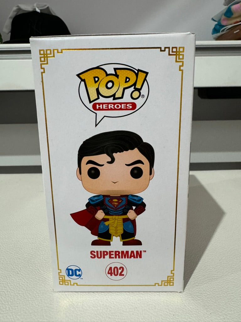 Funko Pop! Heroes Superman - Metallic Blue #402 Imperial Palace - Asia Exclusive