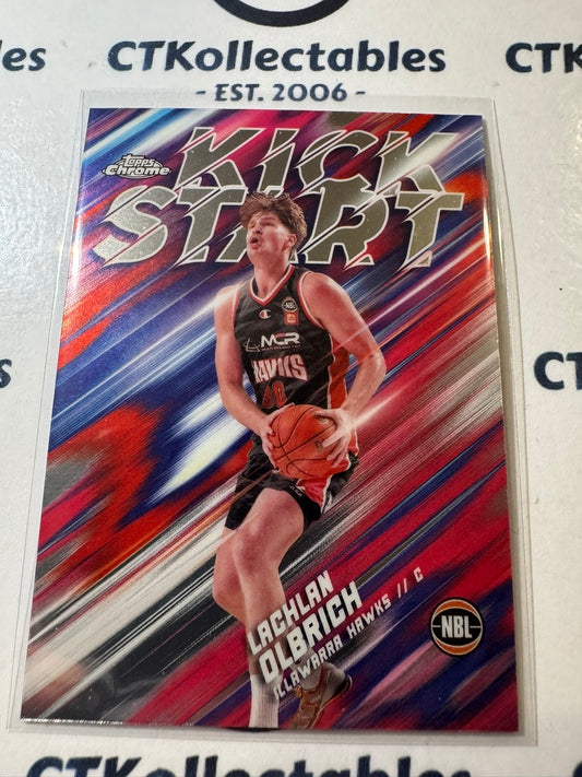 2024-25 Topps NBL Chrome LACHLAN OLBRICH Kick Start KS-14