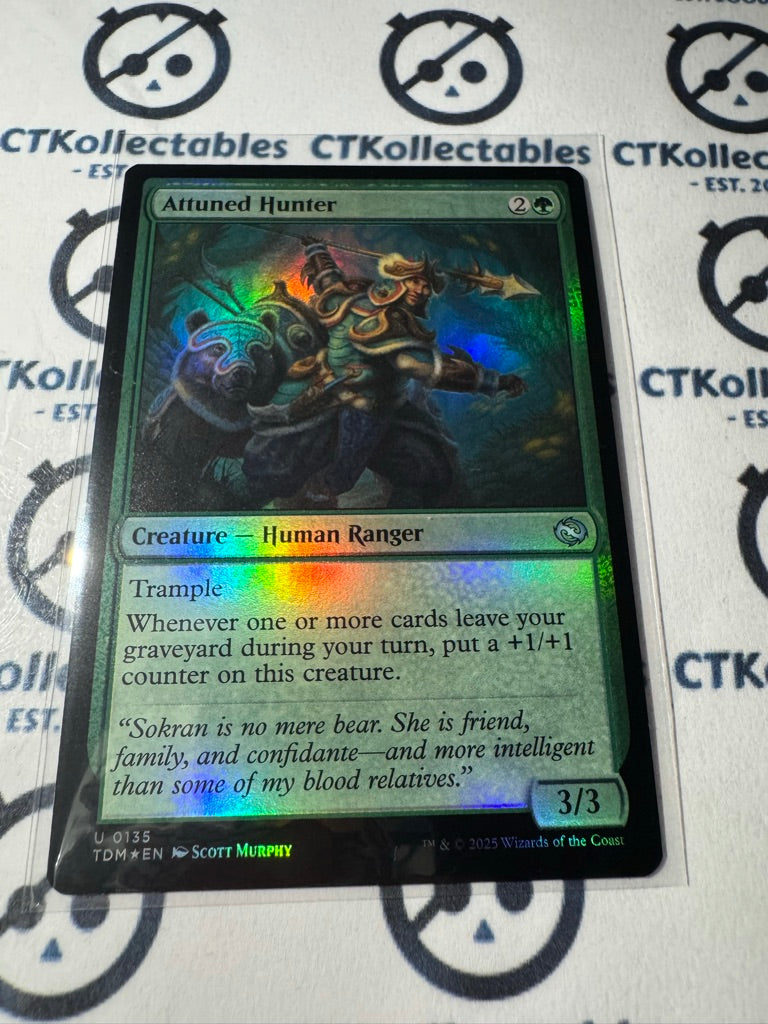 Magic The Gathering Tarkir Dragonstorm 0135 Attuned Hunter U