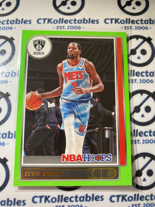 2021/22 Panini Nba Hoops Kevin Durant Neon Green #87 Nets