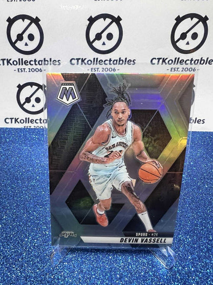 2024-25 Panini Mosaic Silver Prizm #156 Devin Vassell San Antonio Spurs