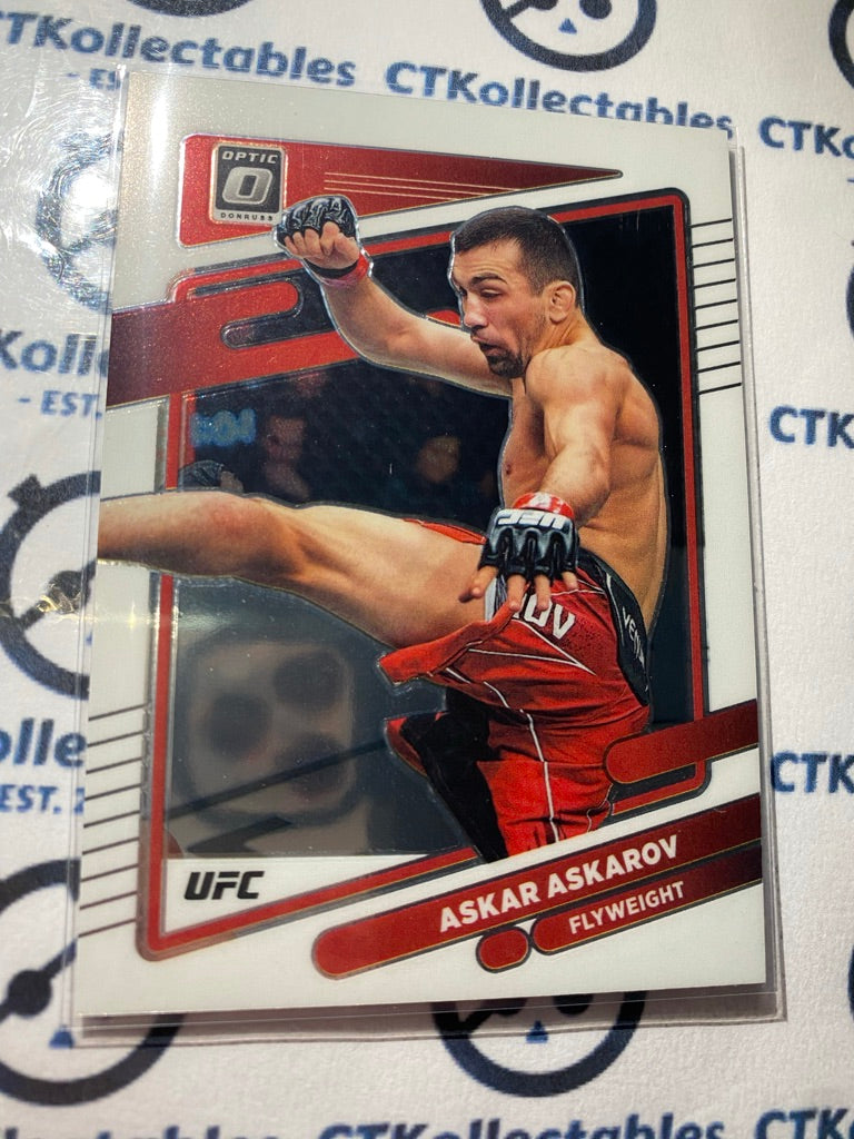 2022 UFC Panini Optic Base #34 Askar Askarov - Flyweight