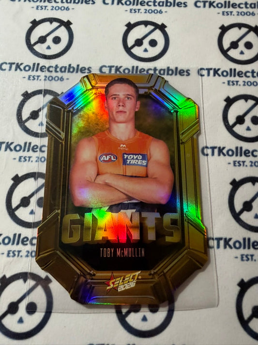 2026 Select AFL Footy Stars Octane Gold Die-Cut Toby McMullin OCG72 #301/315