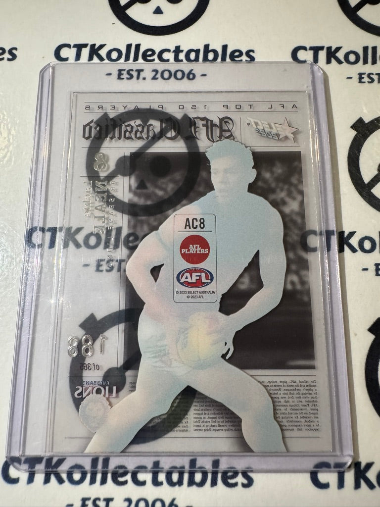 2023 AFL Footy Stars Lachie Neale AC8 Classified #188/365 Lions
