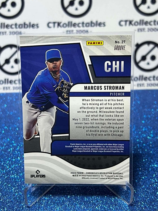 2022 Chronicles MLB Revolution #27 Marcus Stroman Groove  Chicago