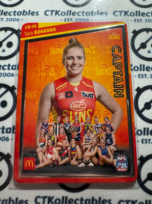 2024 AFL Teamcoach Maccas Captain Silver - Tara Bohanna CW-08 Suns