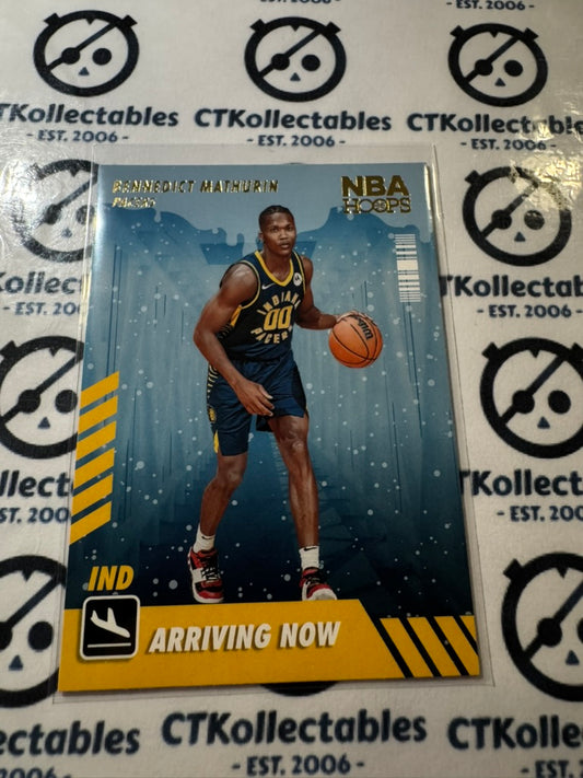 2022-23 NBA Panini Hoops  Winter Bennedict Mathurin Arriving now RC #6 Pacers