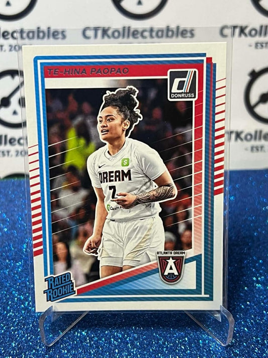 2025 Panini Donruss WNBA Rated Rookie #91 Te-Hina Paopao Atlanta Dream