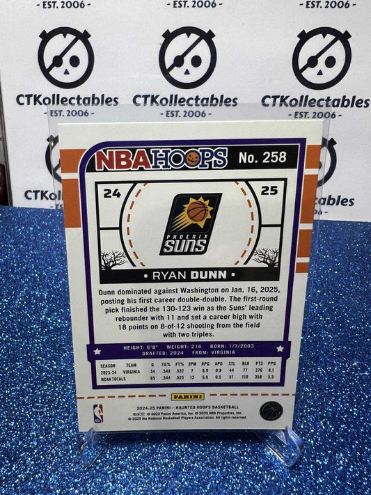 2024-25 Panini NBA HAUNTED HOOPS Rookie Card #258 Ryan Dunn Phoenix Suns