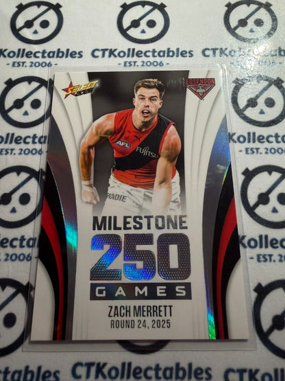 2026 Select AFL Footy Stars Milestone MG30 Zach Merrett Bombers