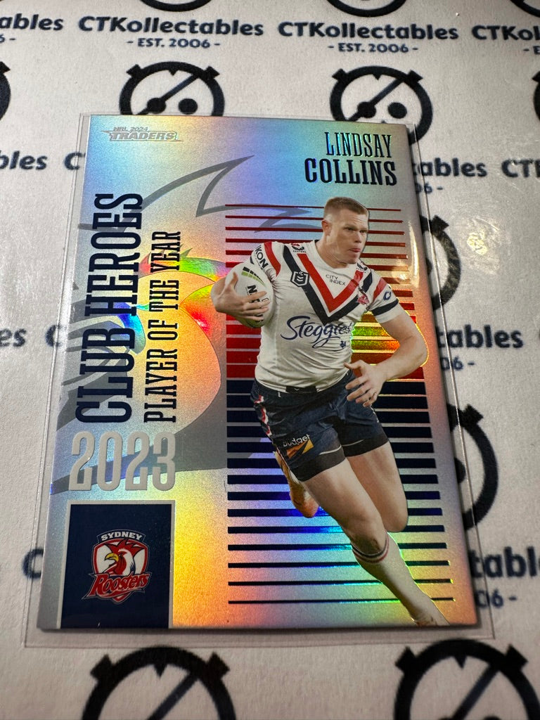 2024 TLA NRL Traders Club Heroes - Lindsay Collins SR37/44 Roosters