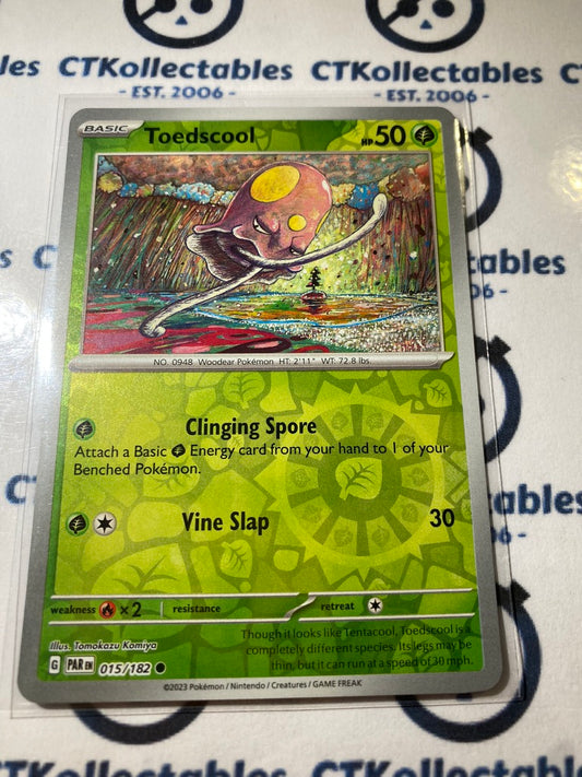 Toedscool Reverse Holo #015/182 2023 Scarlet & Violet Paradox Rift Pokémon TCG