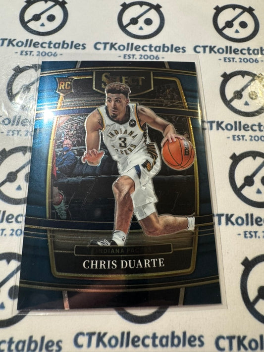 2021-22 Panini NBA Select Chris Duarte Rookie Concourse #41 Pacers
