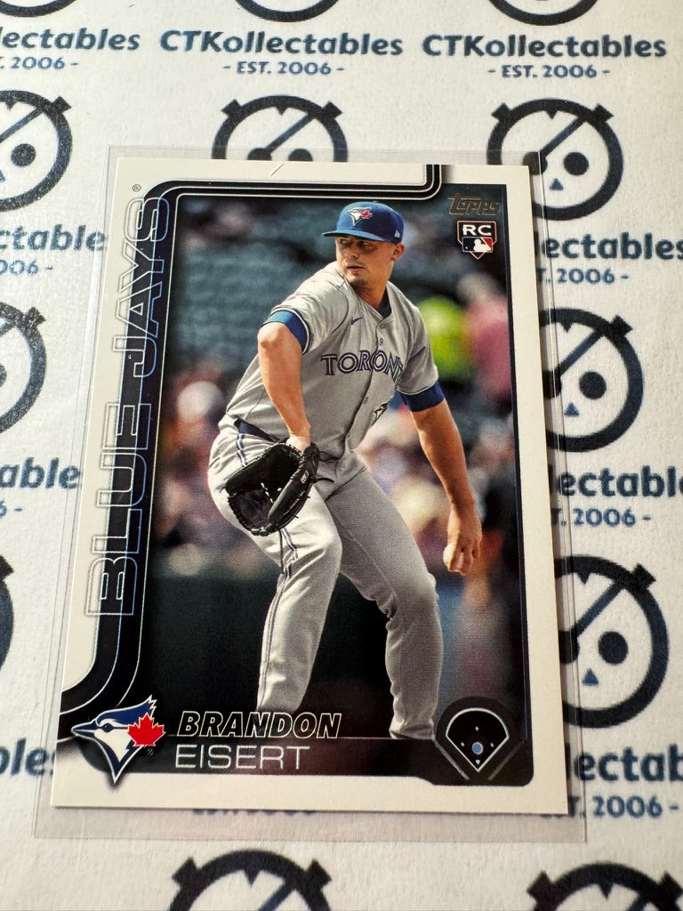2025 Topps Series 2 Baseball Brandon Eisert rookie RC #359 Blue Jays