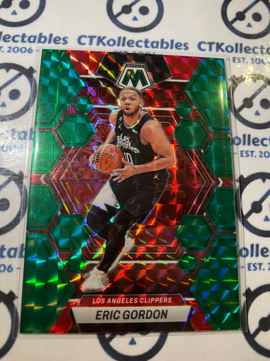 2022-23 Panini NBA Mosaic Eric Gordon Green Prizm #172 Clippers