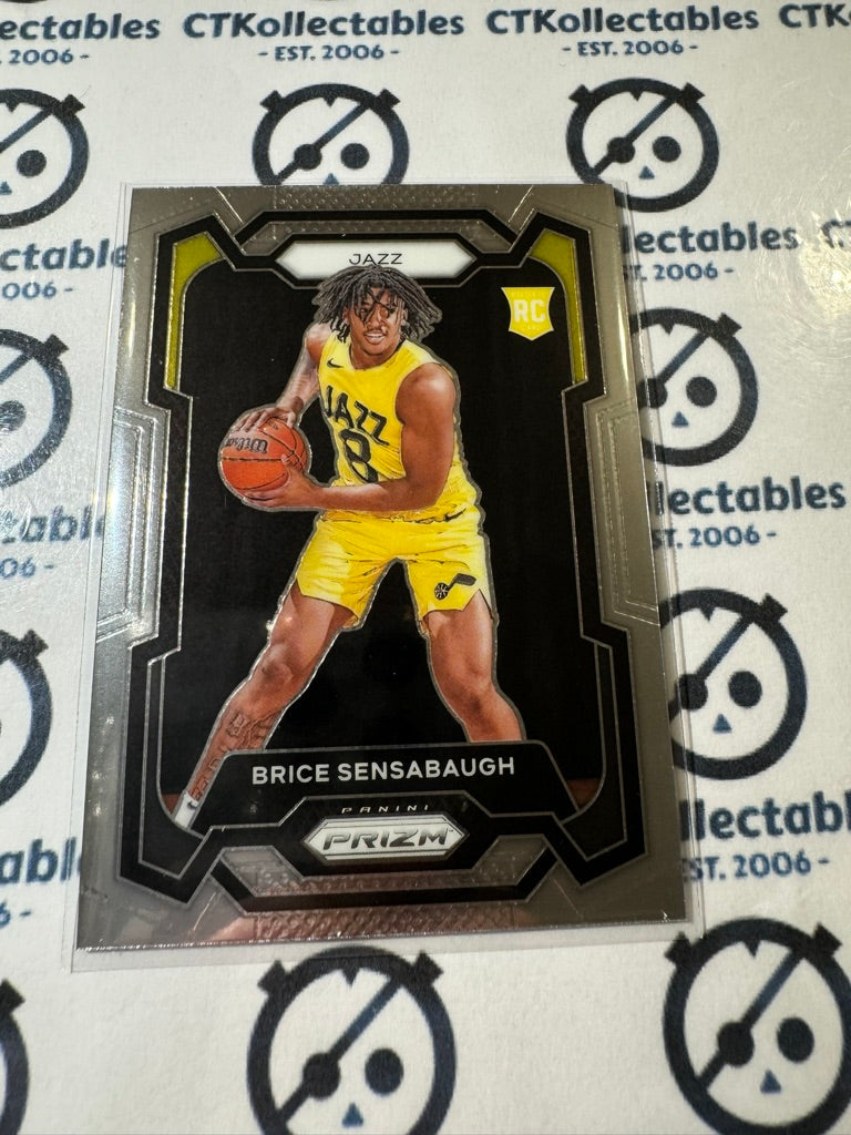 2023-24 NBA Prizm Brice Sensabaugh Rookie Card RC #177 Jazz